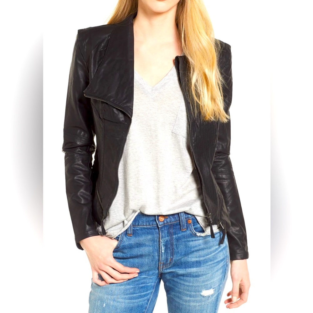 ❤️ Blank NYC Black Faux Leather Jacket